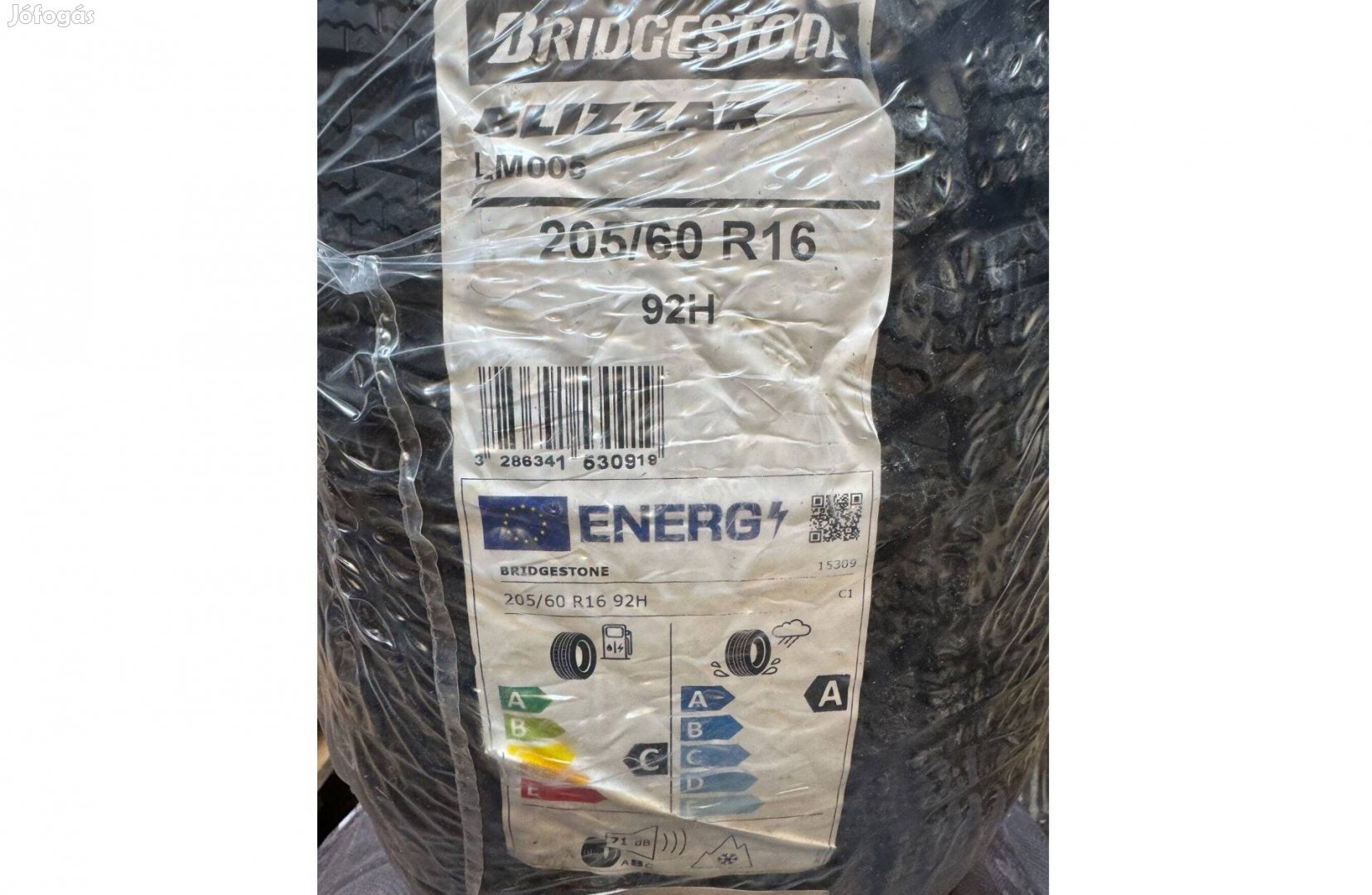 Új Bridgestone Blizzak LM005 205/60 R16 92H Téli Gumi Autó Gumiabroncs