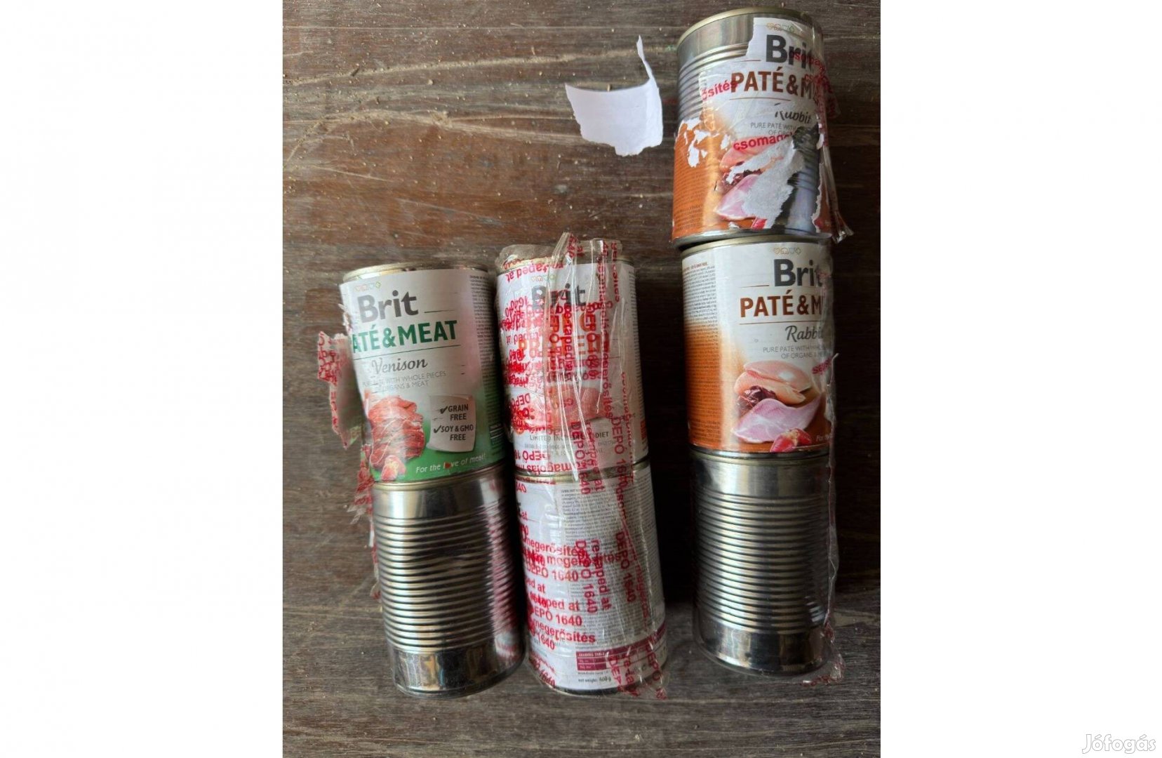 Új Brit Paté & Meat Adult 6x400g +1 ajándék Vegyes Konzerv Kutyatáp