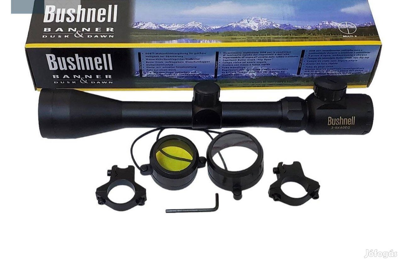 Új Bushnell 3-9 x 40EG világító szálkeresztes céltávcső