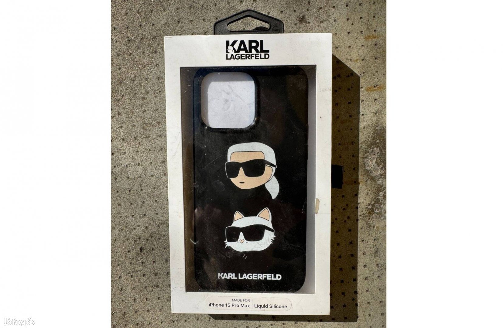 Új CG Mobile Karl Lagerfeld iphone 15 Pro Max Szilikon Tok