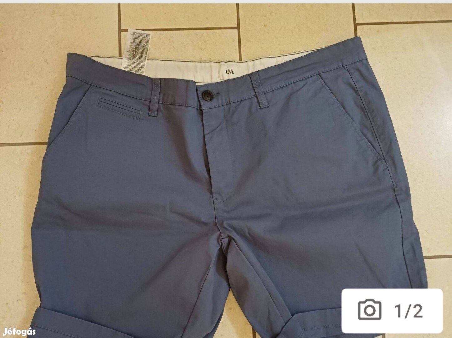 Új C&A kék férfi térdnadrág ( 42 slim)
