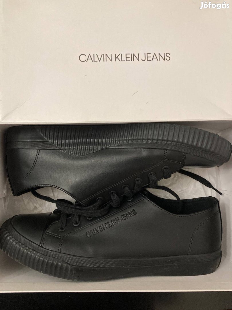 Új Calvin Klein férfi bőr cipő bőrcipő 45 45-ös féláron!