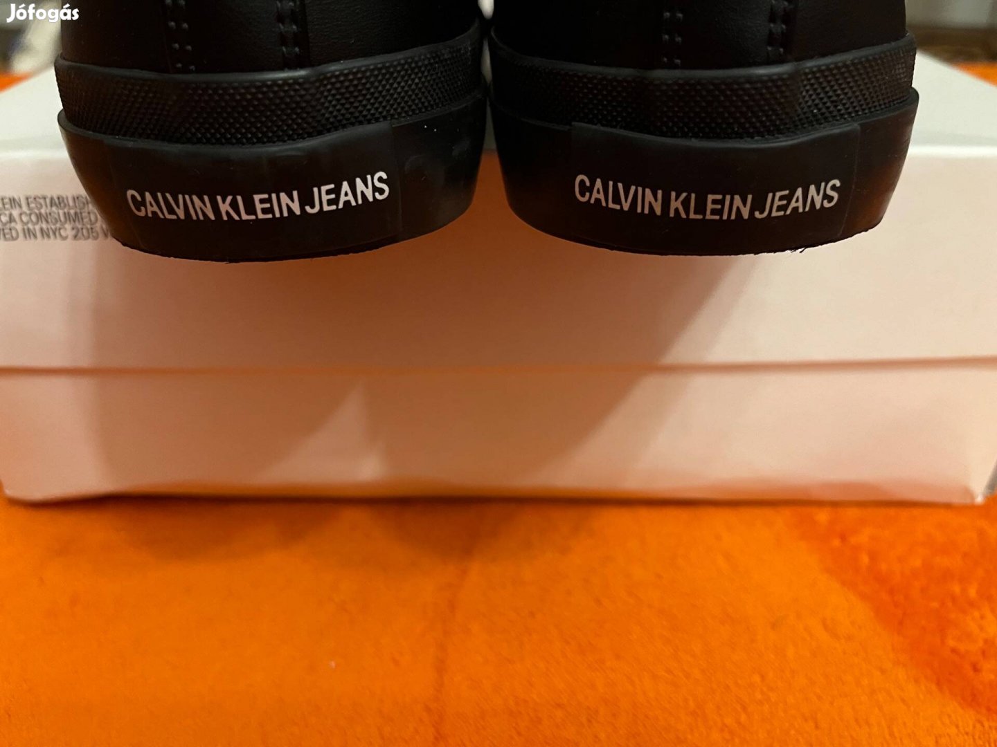 Új Calvin Klein férfi bőrcipő sport cipő 45 45-ös!