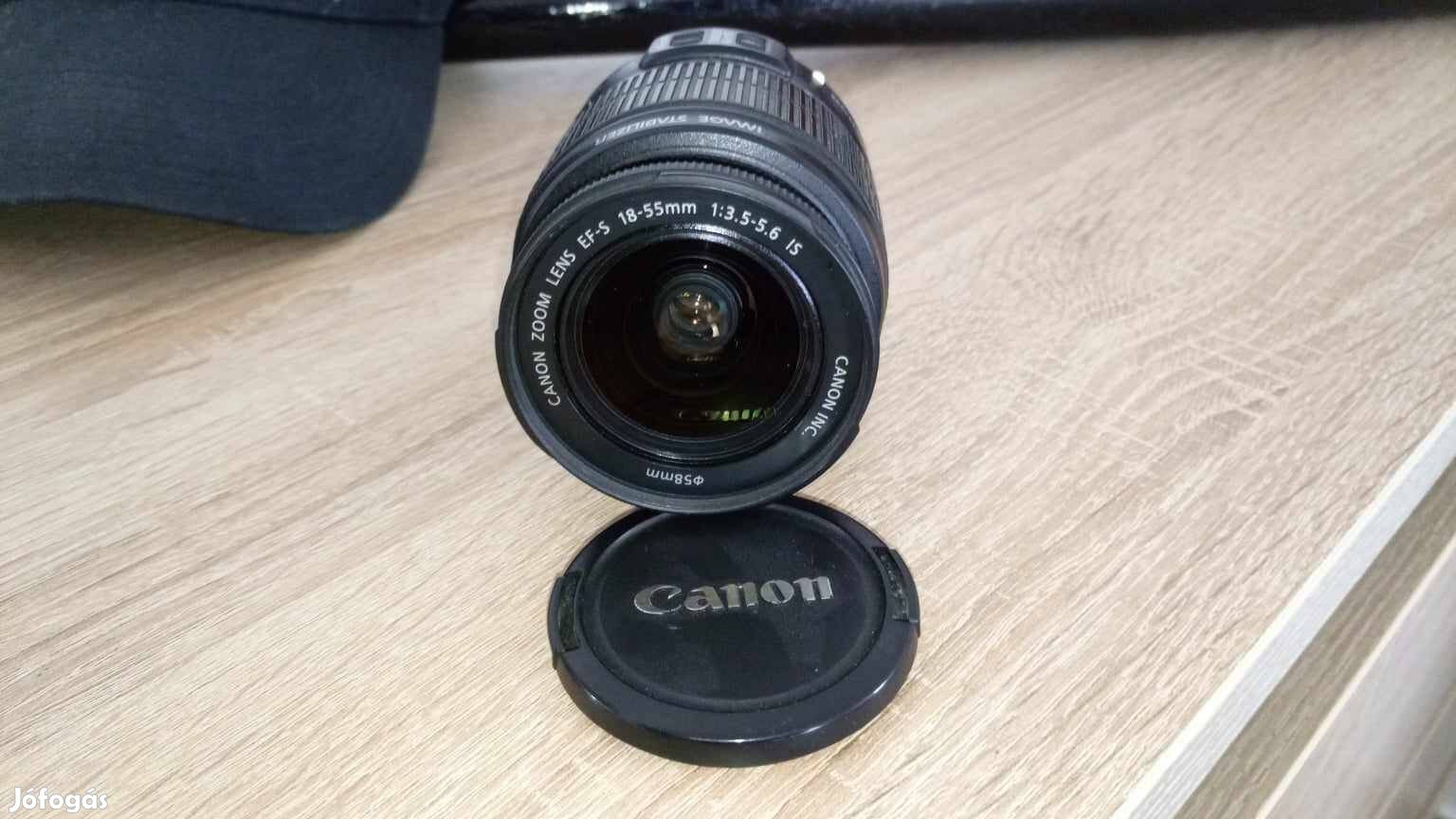 Új Canon EF-S 18-55mm f/3.5-5.6 Is II optik zoom