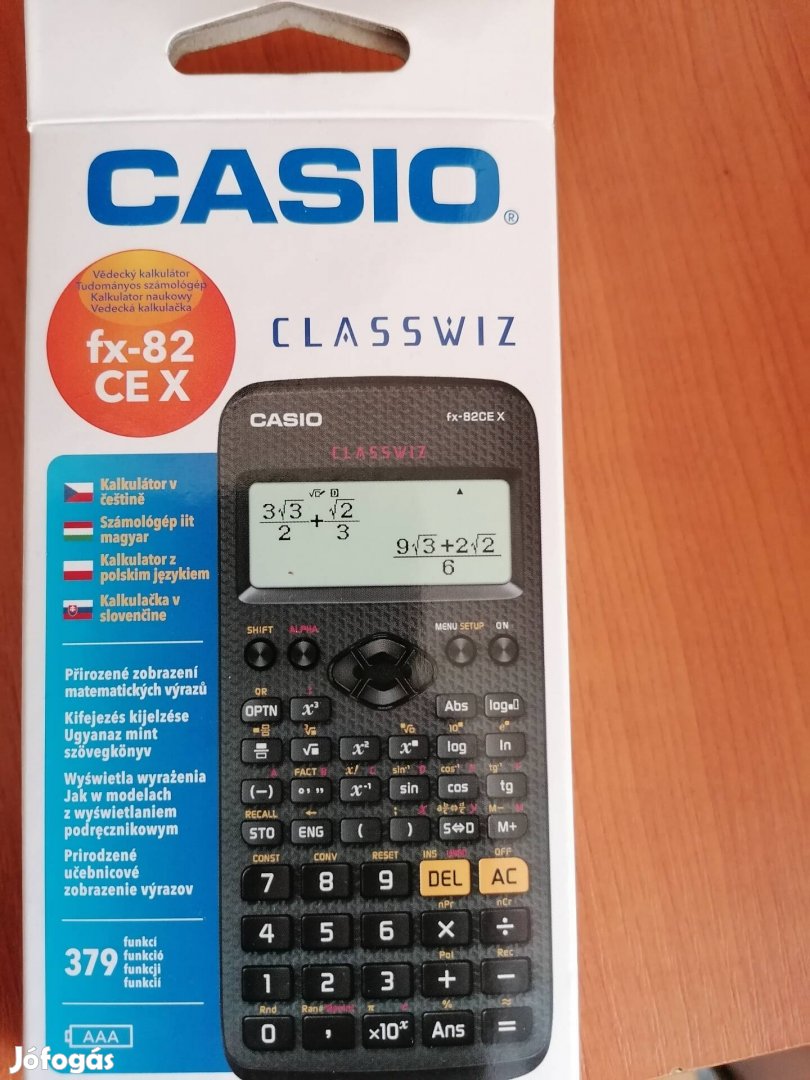 Új Casio Bontattlan számológép áron alul ingyenes szállítással 