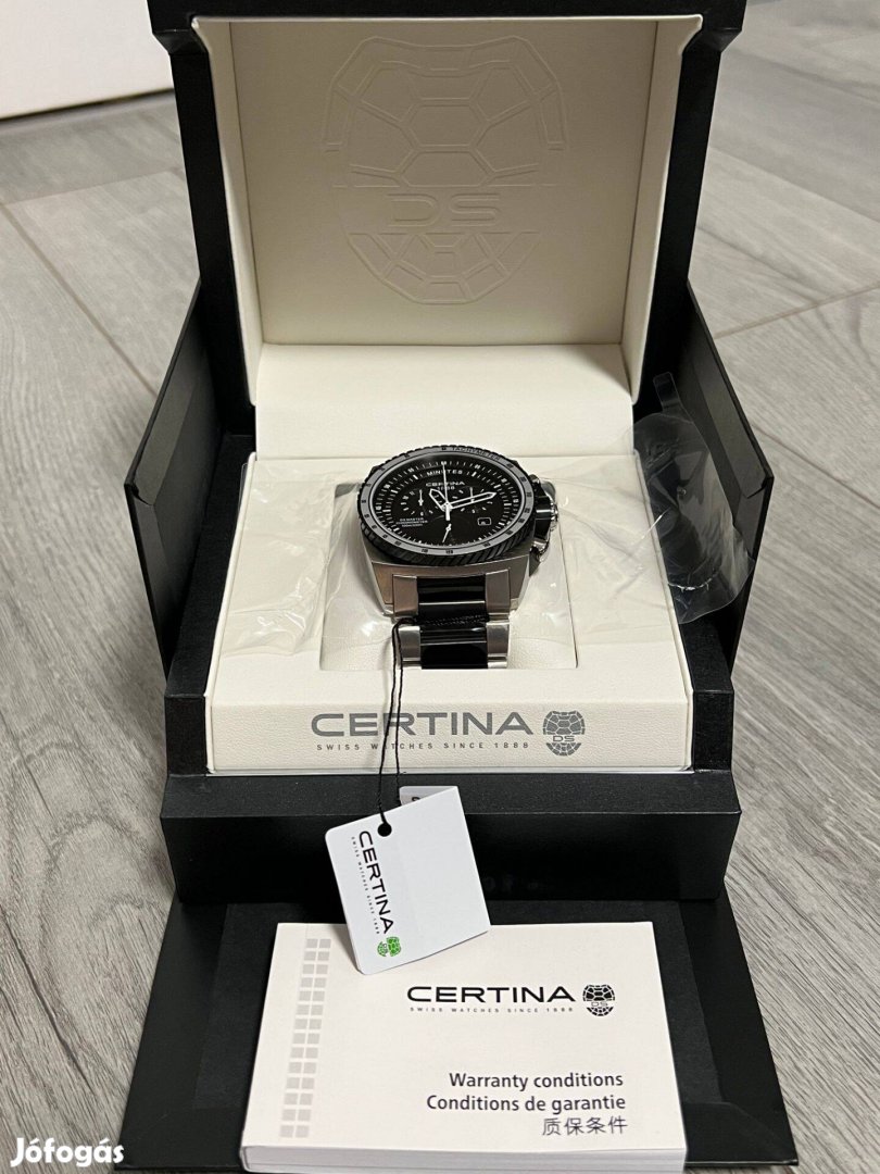 Új Certina DS Master Chronograph ritkaság, dobozában, ajándéknak is!