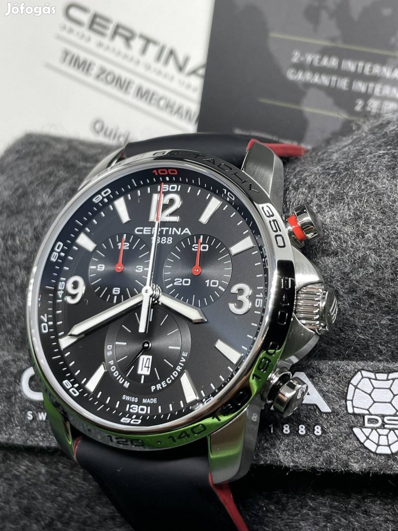 Új Certina Gent Quartz DS Podium Big Size Chronograph