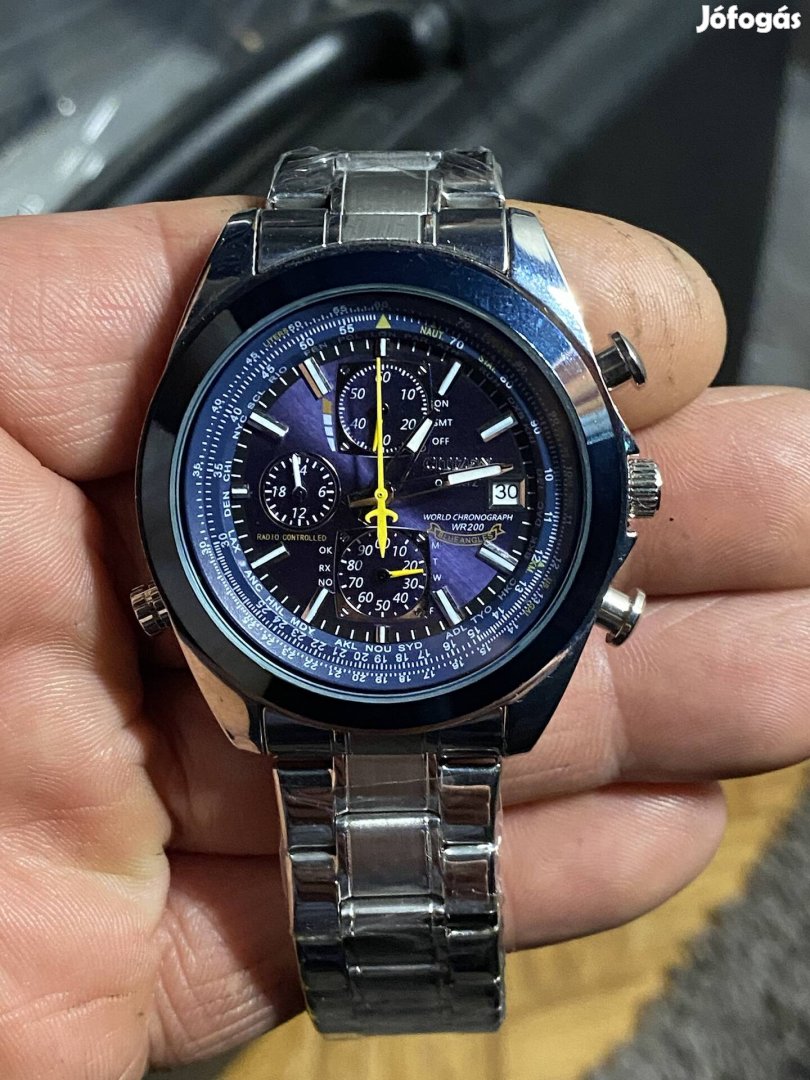 Új Citizen Full Acél Quartz Chronograph óra 