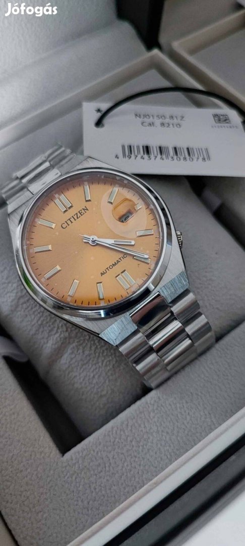 Új Citizen Tsuyosa NJ0150-81Z férfi automata óra karóra 40mm
