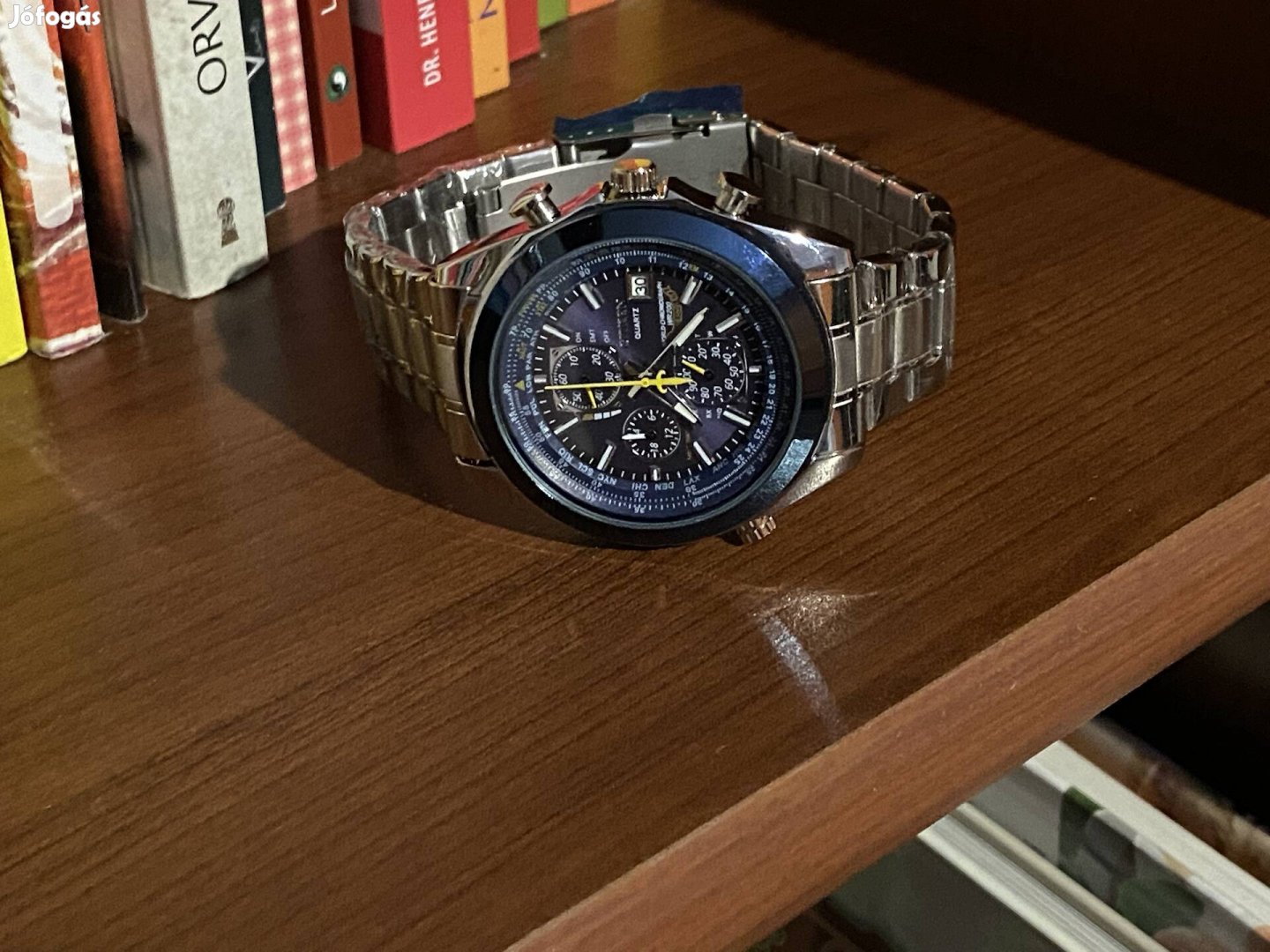 Uj Citizen Word Chronograph Quartz Full acél Óra