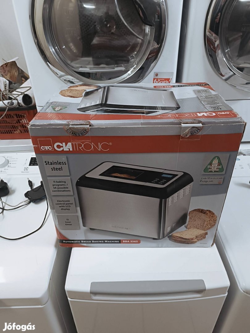 Új Clatronic kenyérsütő dobozaban
