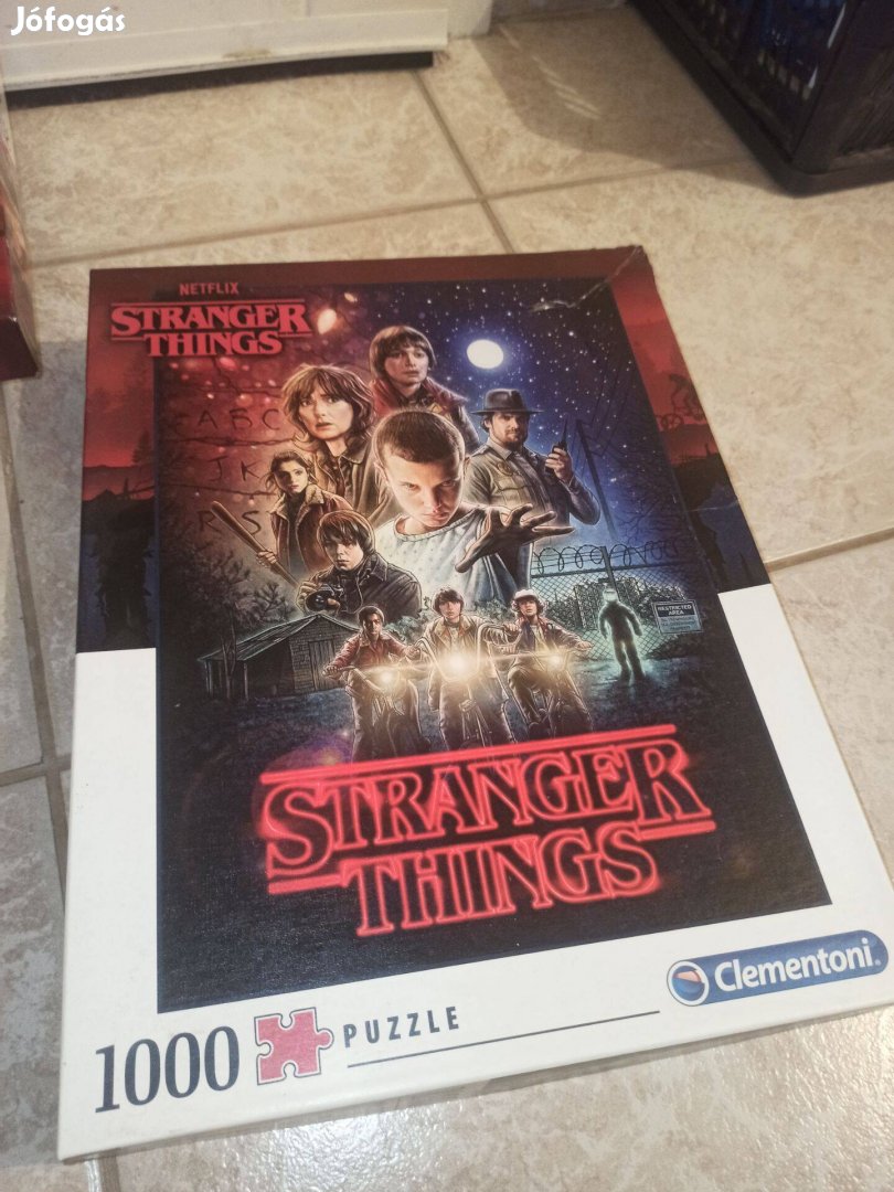 Új Clementoni Stranger Things puzzle, 1000 db