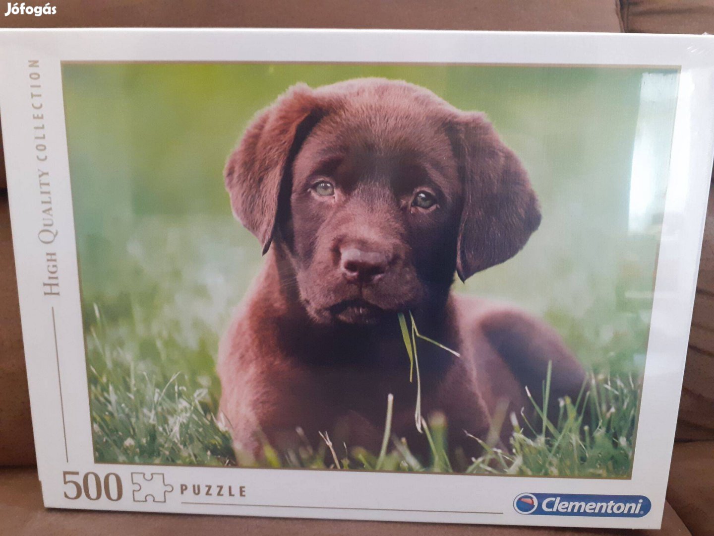 Új Clementoni puzzle 500 db Labrador kölyök