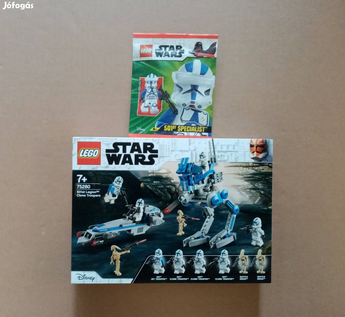 Új Clone Star Wars LEGO 75280 + 501 Specialist Fox.árba