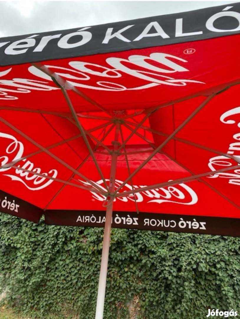 Új Coca-Cola óriás napernyő ( Coca - Cola )