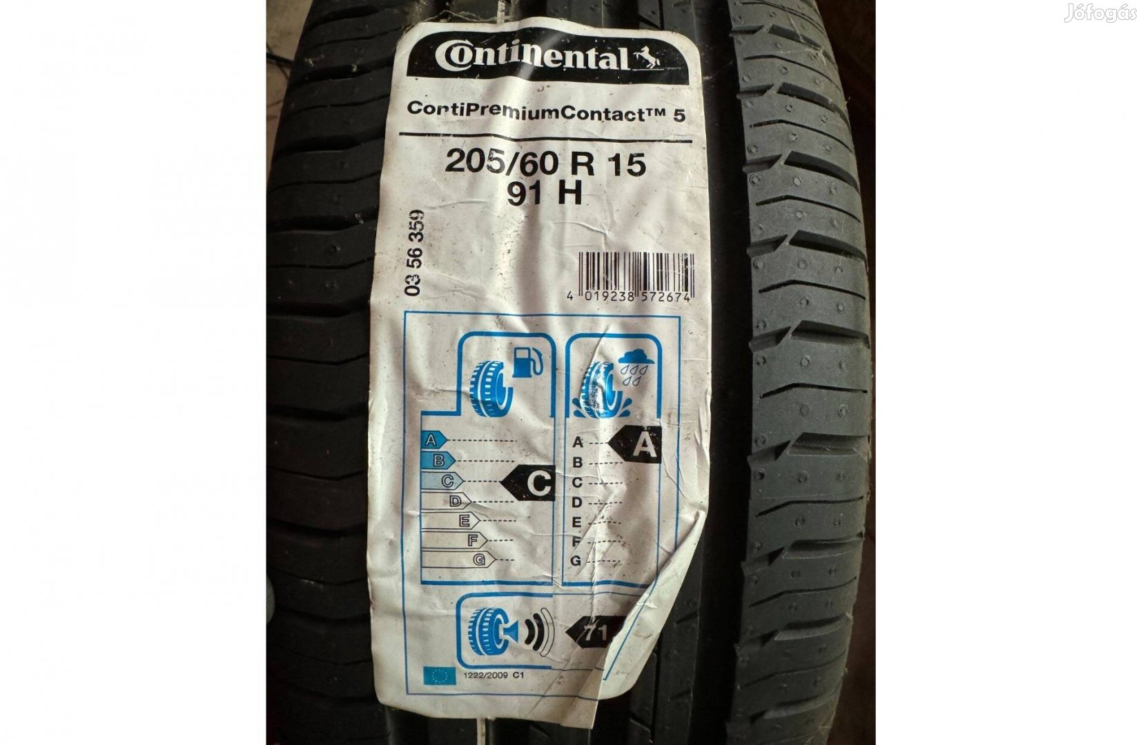 Uj Continental Contipremiumcontact 5 205/60 R15 91H Autogumi Gumi