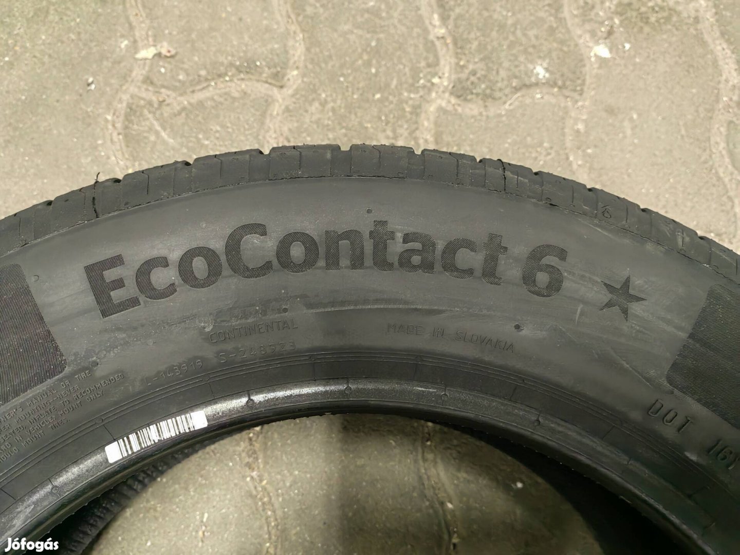 Új Continental Ecocontact 6 205 60 R16 XL nyári gumi, Újpest