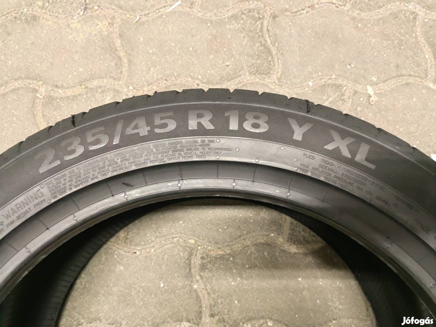 Új Continental Premiumcontact 7 235 45 R18 XL nyári gumi, Újpest