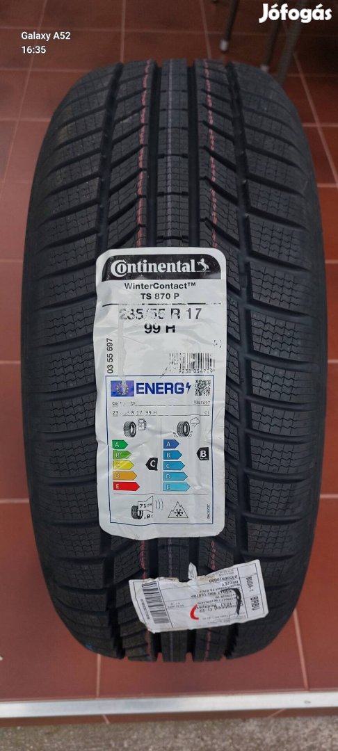 Új Continental Wintercontact 235 x 55 R 17