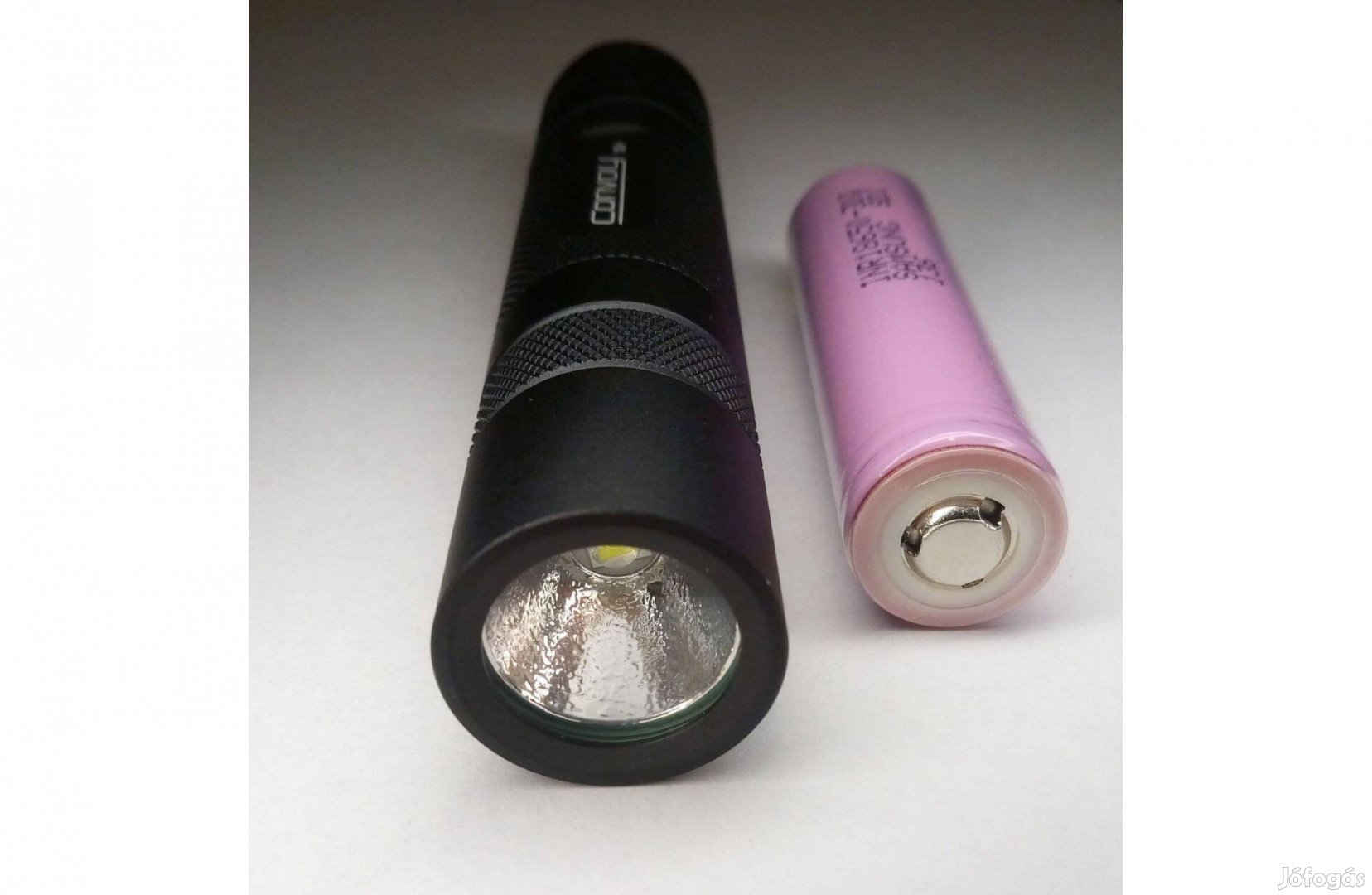 Új Convoy S2+ ledlámpa zseblámpa + Samsung INR 18650 30Q akku
