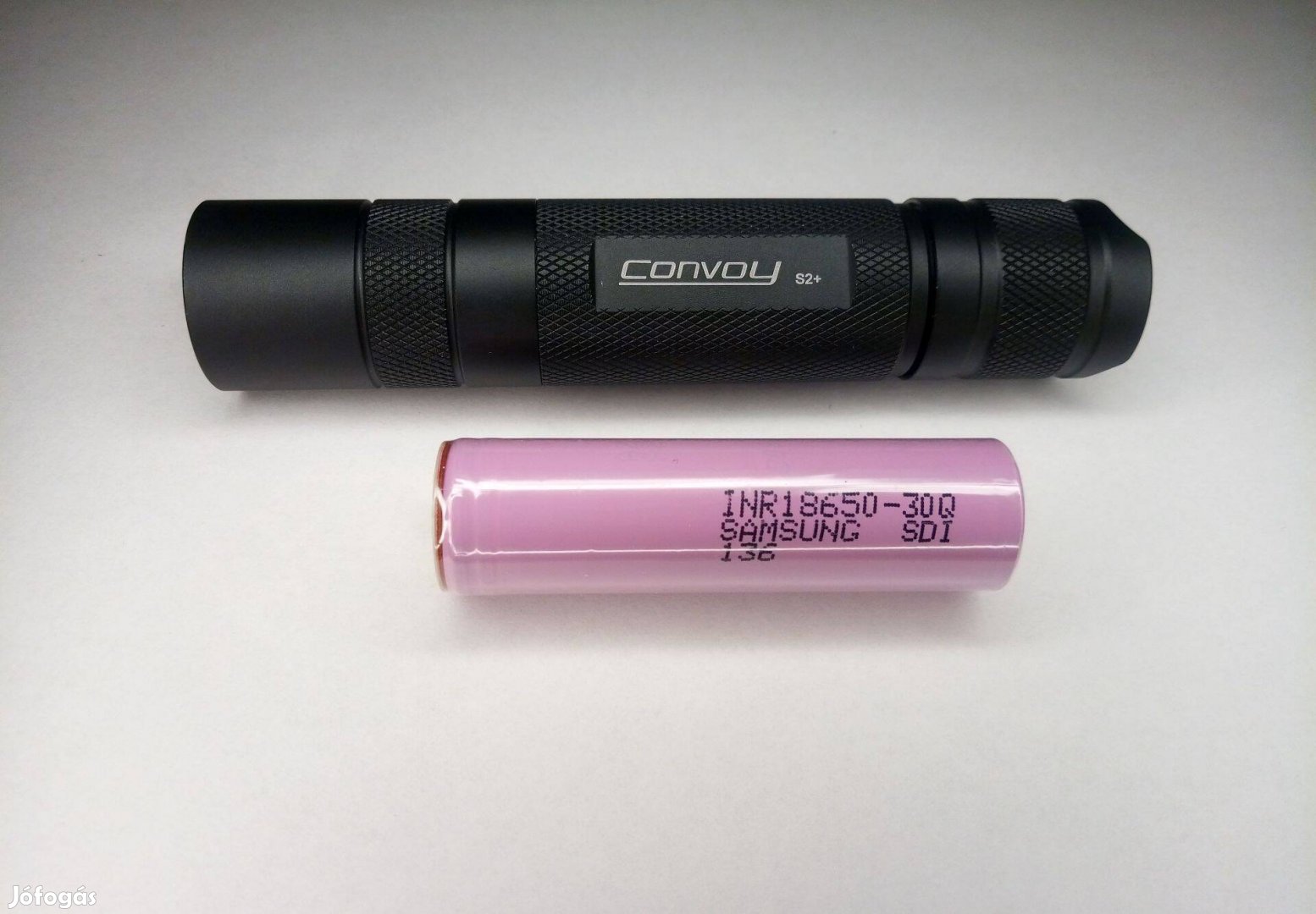 Új Convoy S2+ ledlámpa zseblámpa + Samsung INR 18650 30Q akku