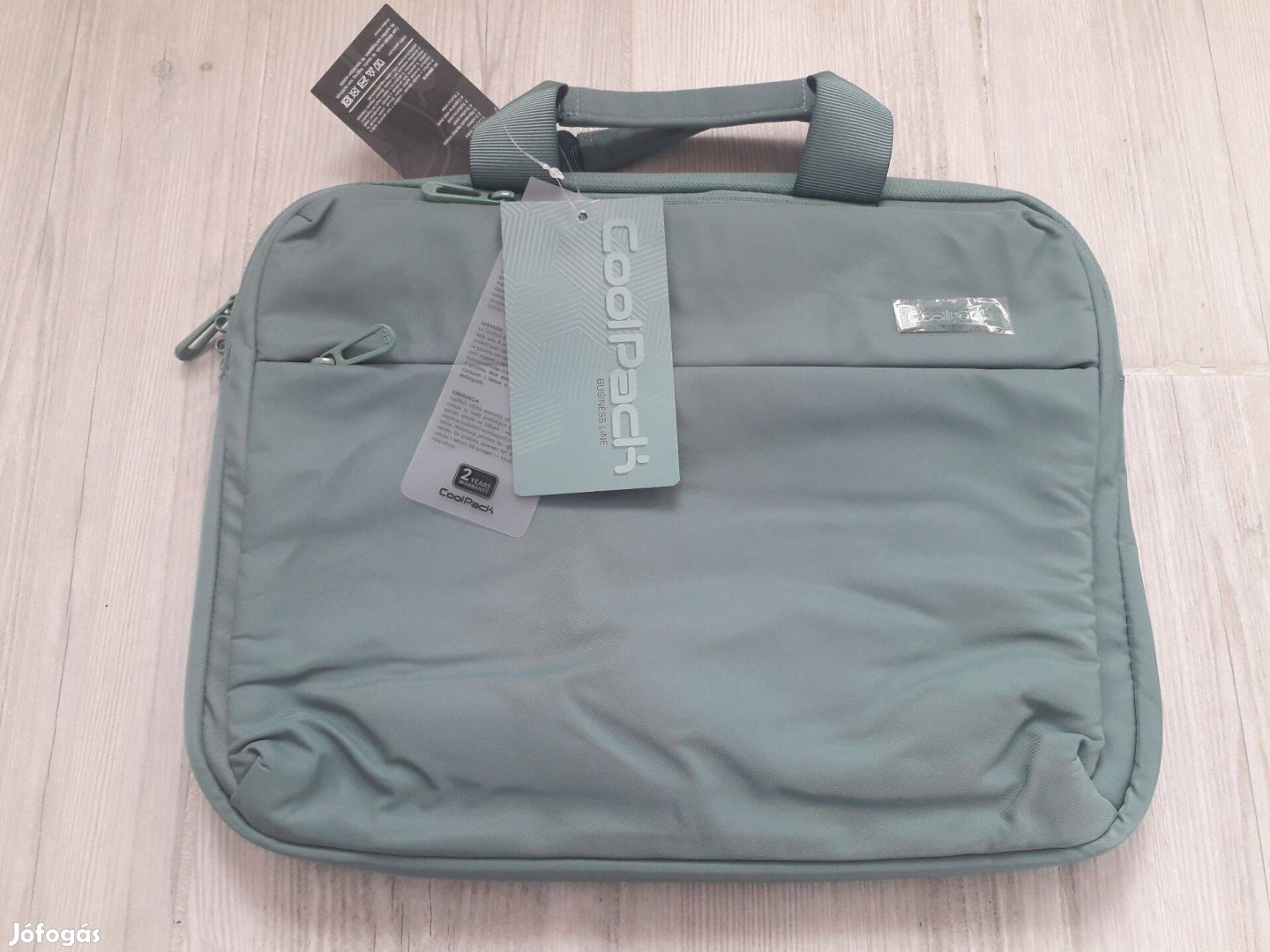 Új Coolpack pasztell zöld laptoptáska táska irattáska