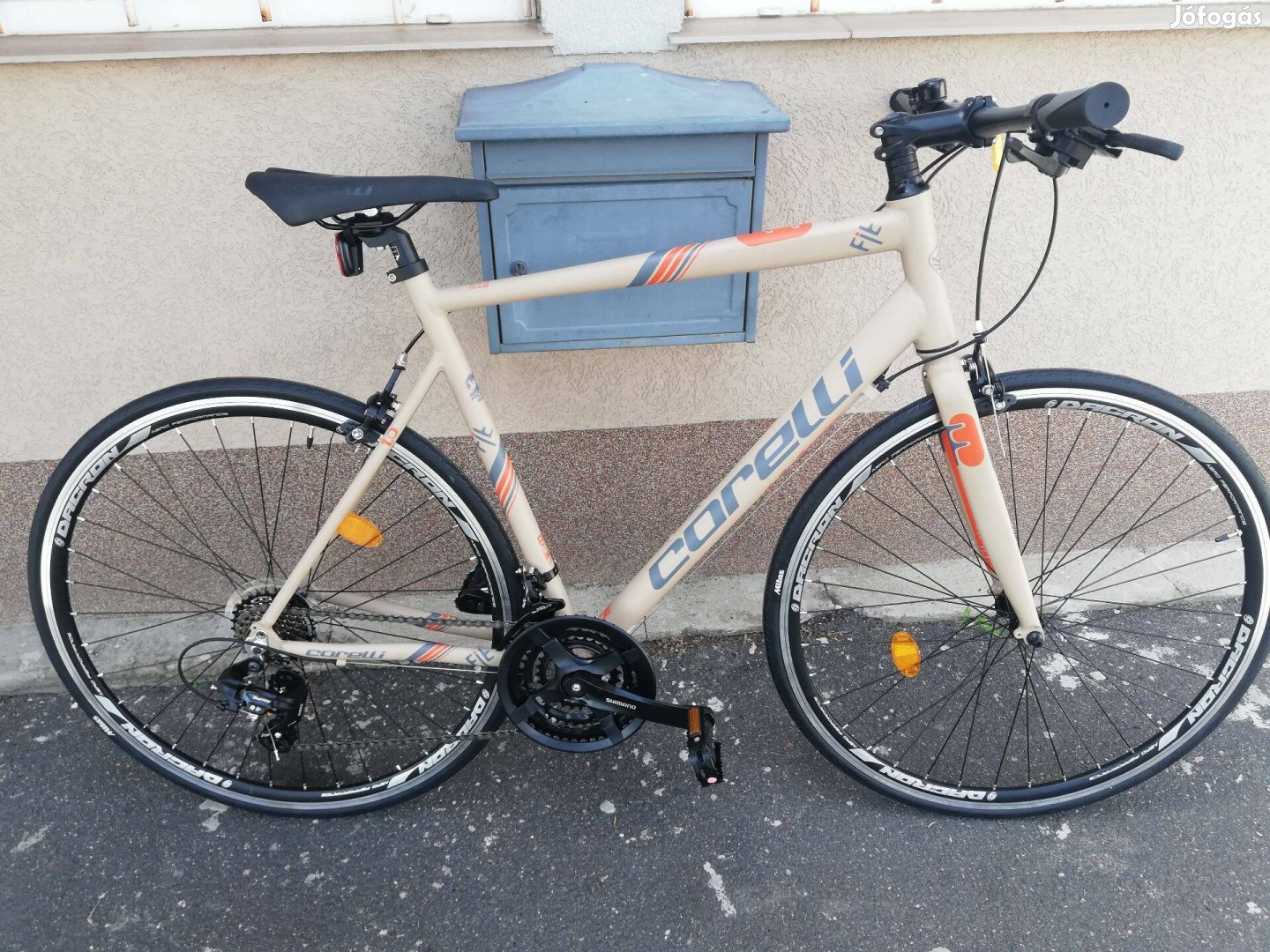 Új Corelli Fit BIKE 1.0 28" ffi fitness aluvázas barna kerékpár! (70)