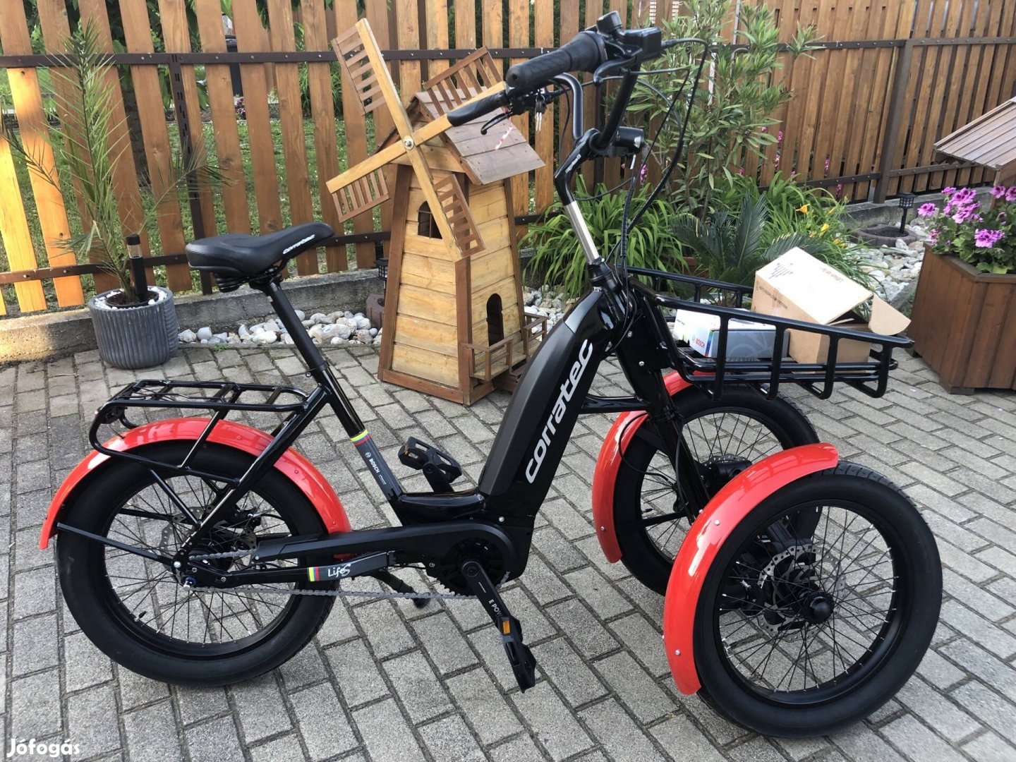 Új Corratec LIFE S DUAL P5, 3 kerekű cargobike 1 év garanciaval