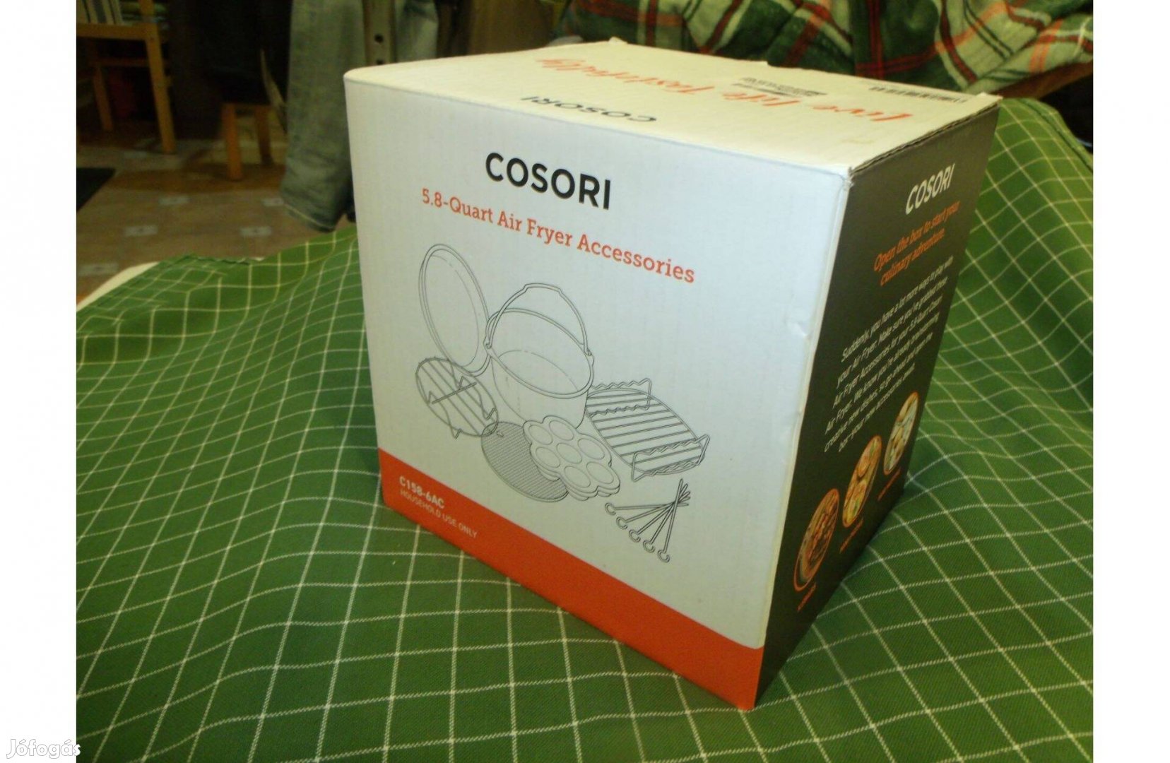 Új Cosori forrólevegős sütő 6 részes tartozékkészlet