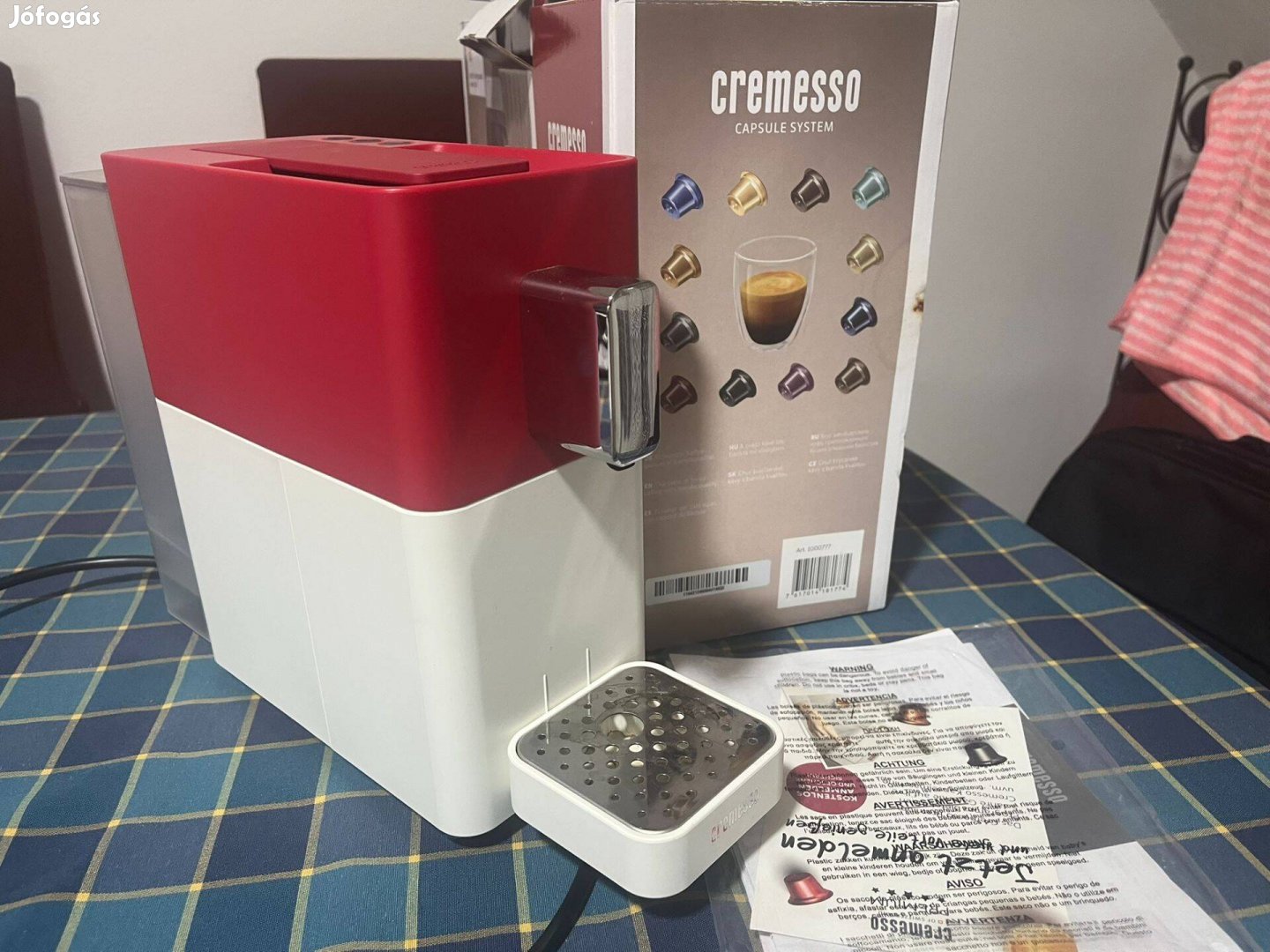 Új Cremesso kapszullás kávéföző