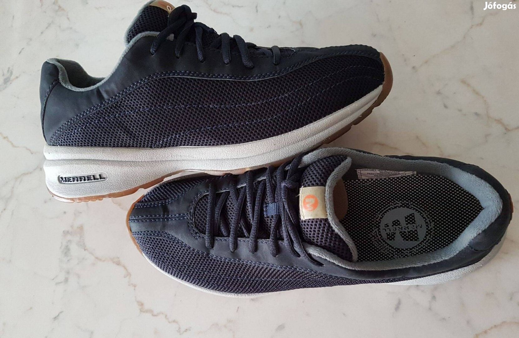 Új Crocs sötétkék színű sneaker M8/41 méret/retro talppal