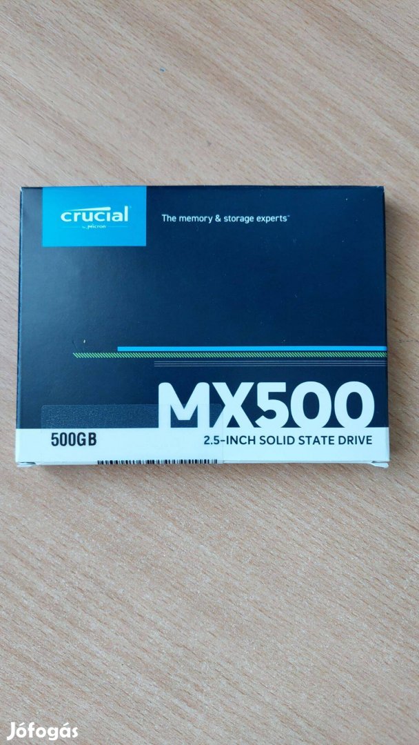 Új Crucial MX500 SATA3 500gb SSD garanciával!