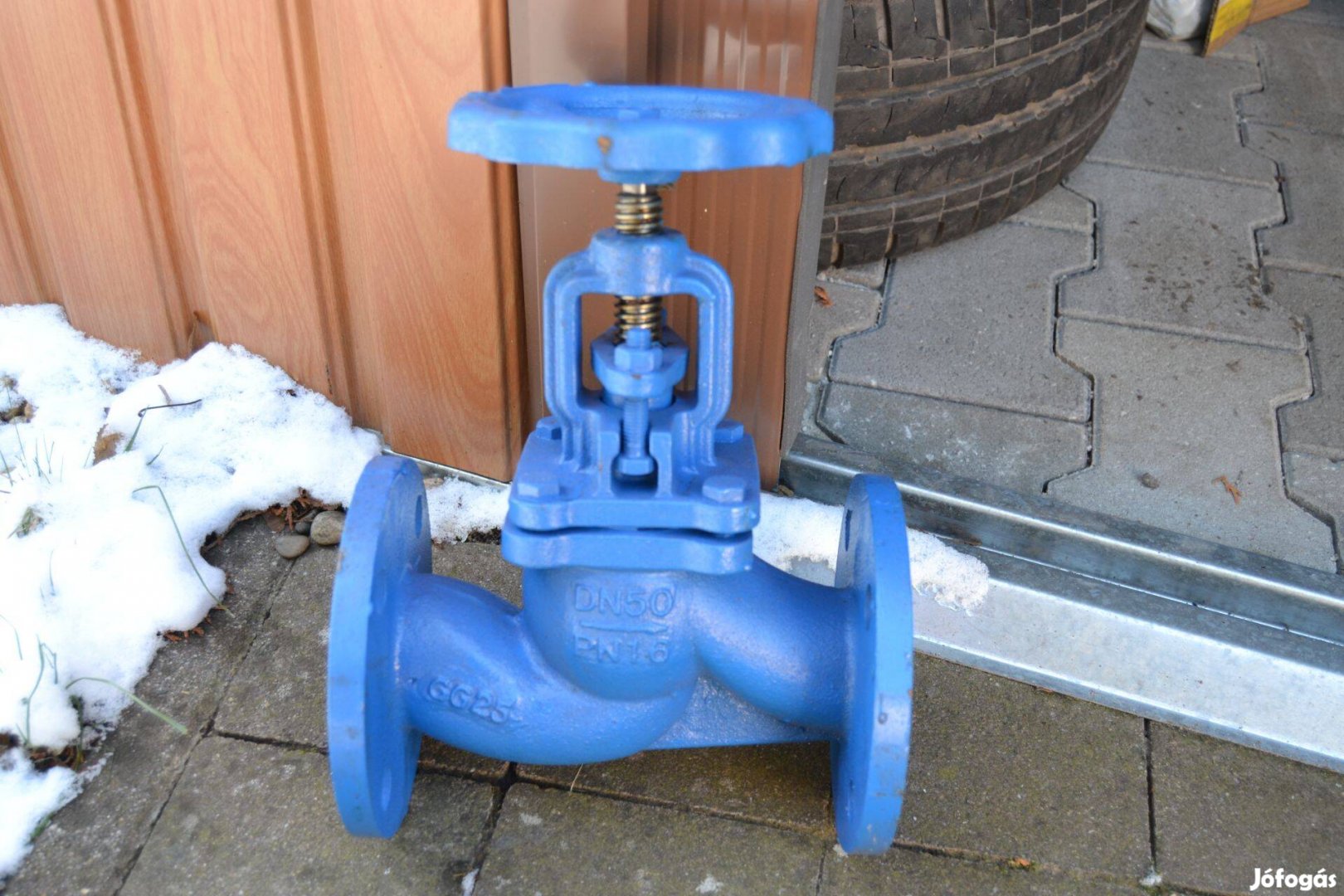 Új Csap DN50 DN-50 PN16 GG25 Karimás Gömbcsap elzáró szelep