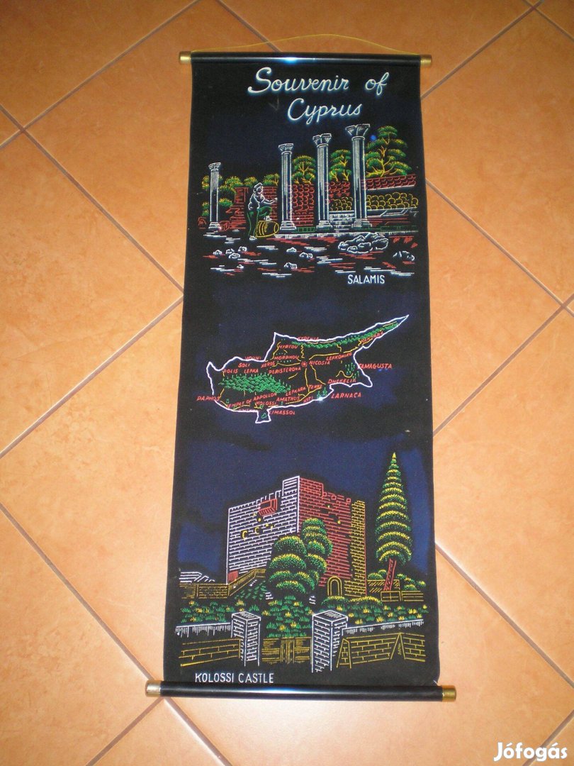 Új Cyprusról hozott falikép molinó bársonyos anyagból