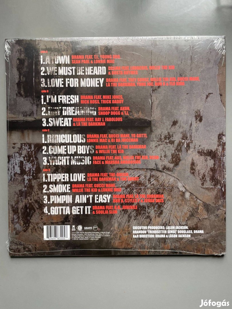 Új DJ Drama - Gangsta Grillz The Album Vol.2 bakelit hanglemez