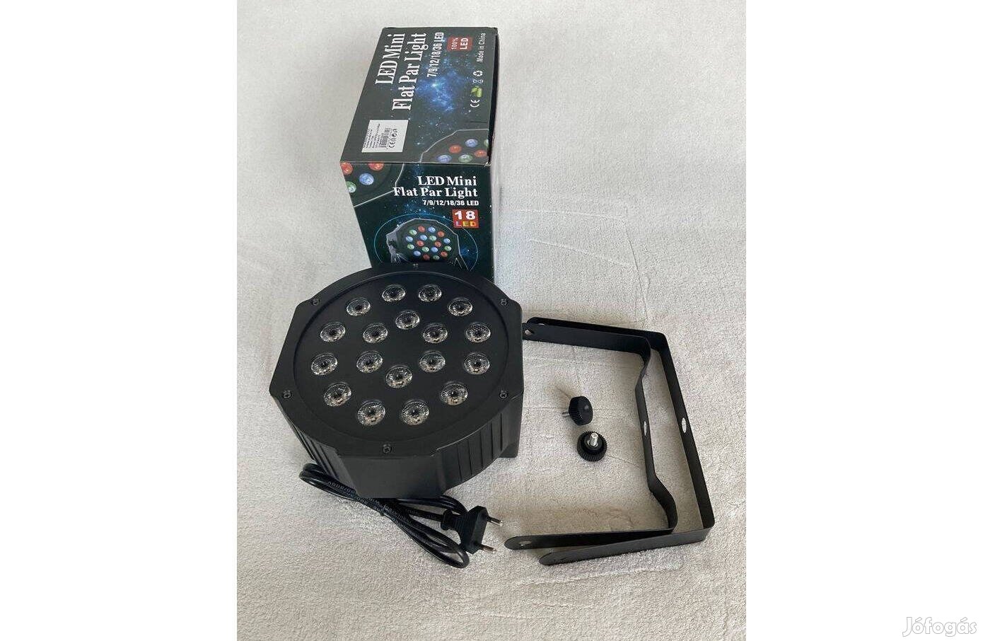 Új DMX 18 Led stroboszkóp mini disco lámpa hangvezérlés