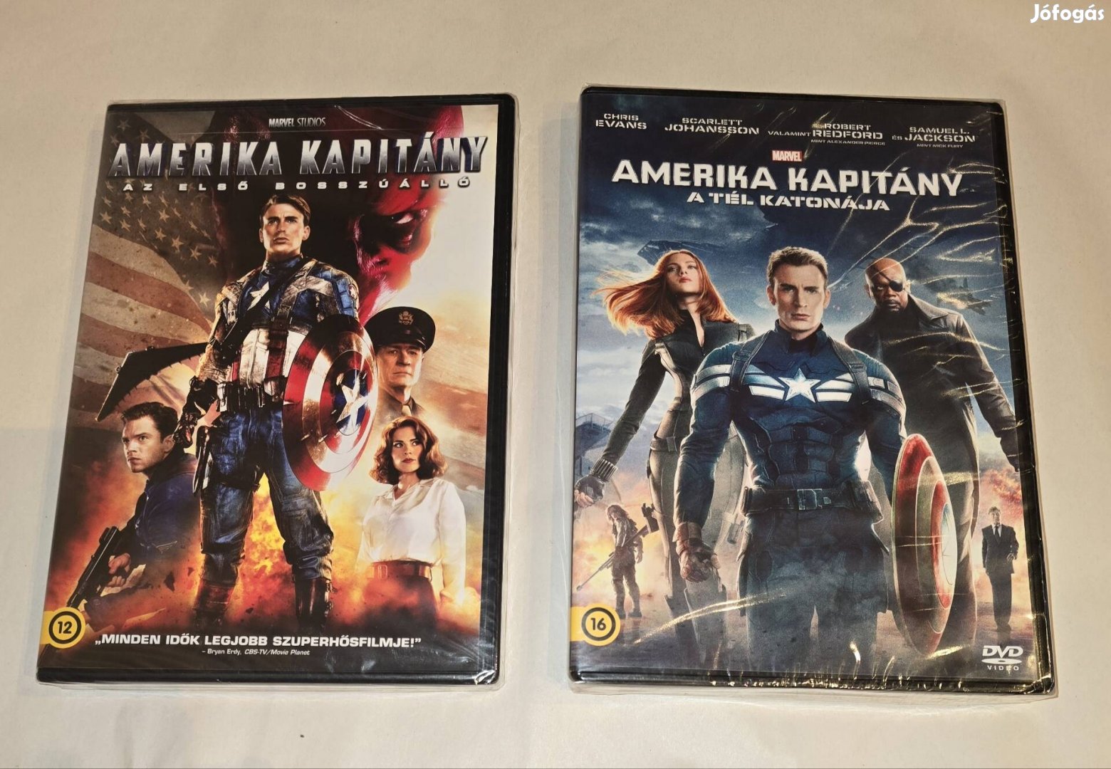 Új DVD:Amerika kapitány:Az első bosszúálló/A tél katonája 