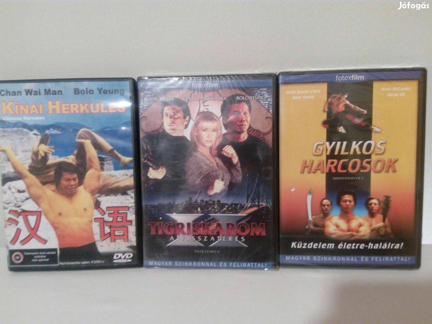 Új DVD, Bolo Yeung DVD Gyűjtemény (3 DVD)