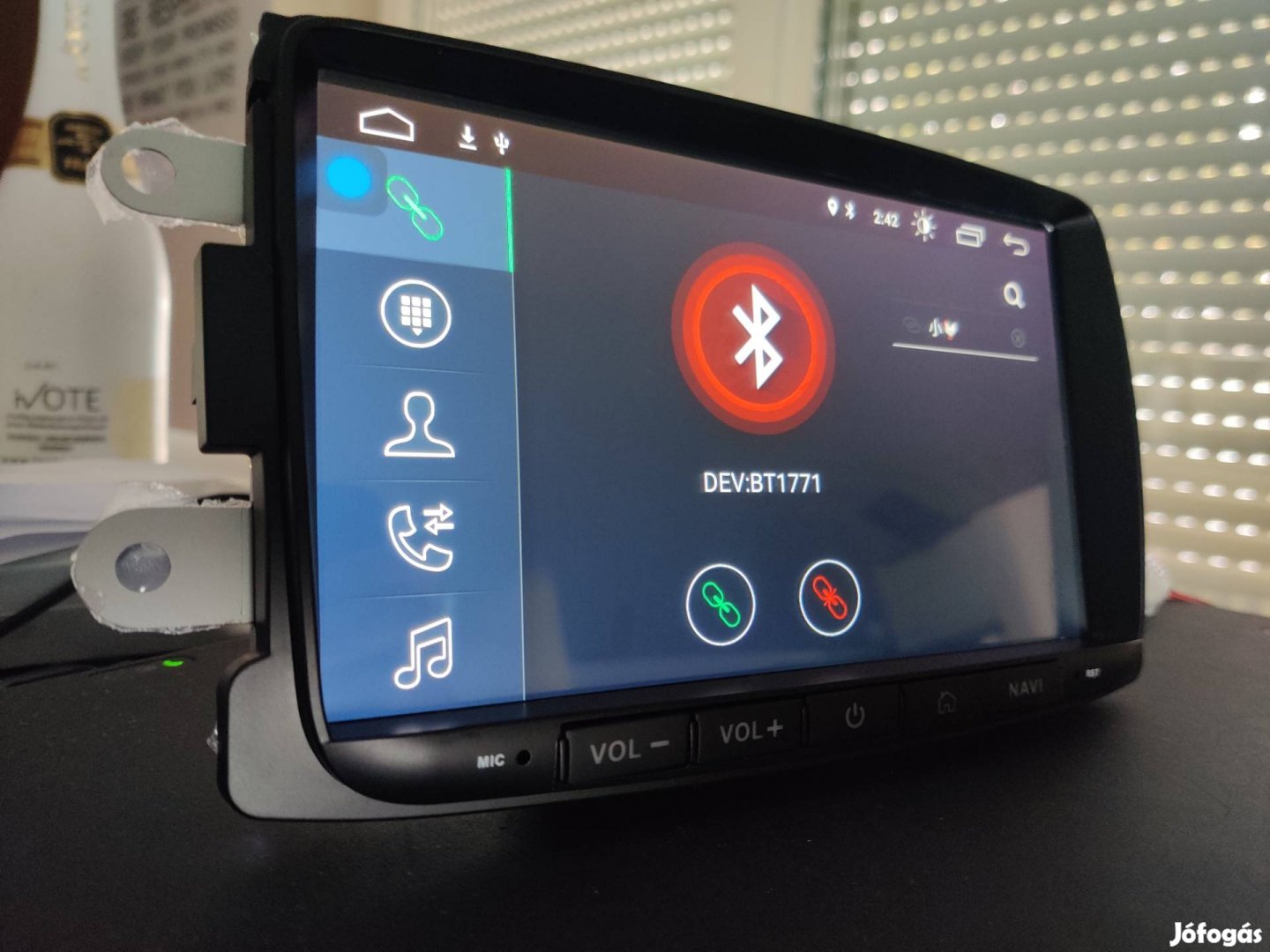 Új Dacia Duster Logan sandero dokker Android autó rádió multimédia gps