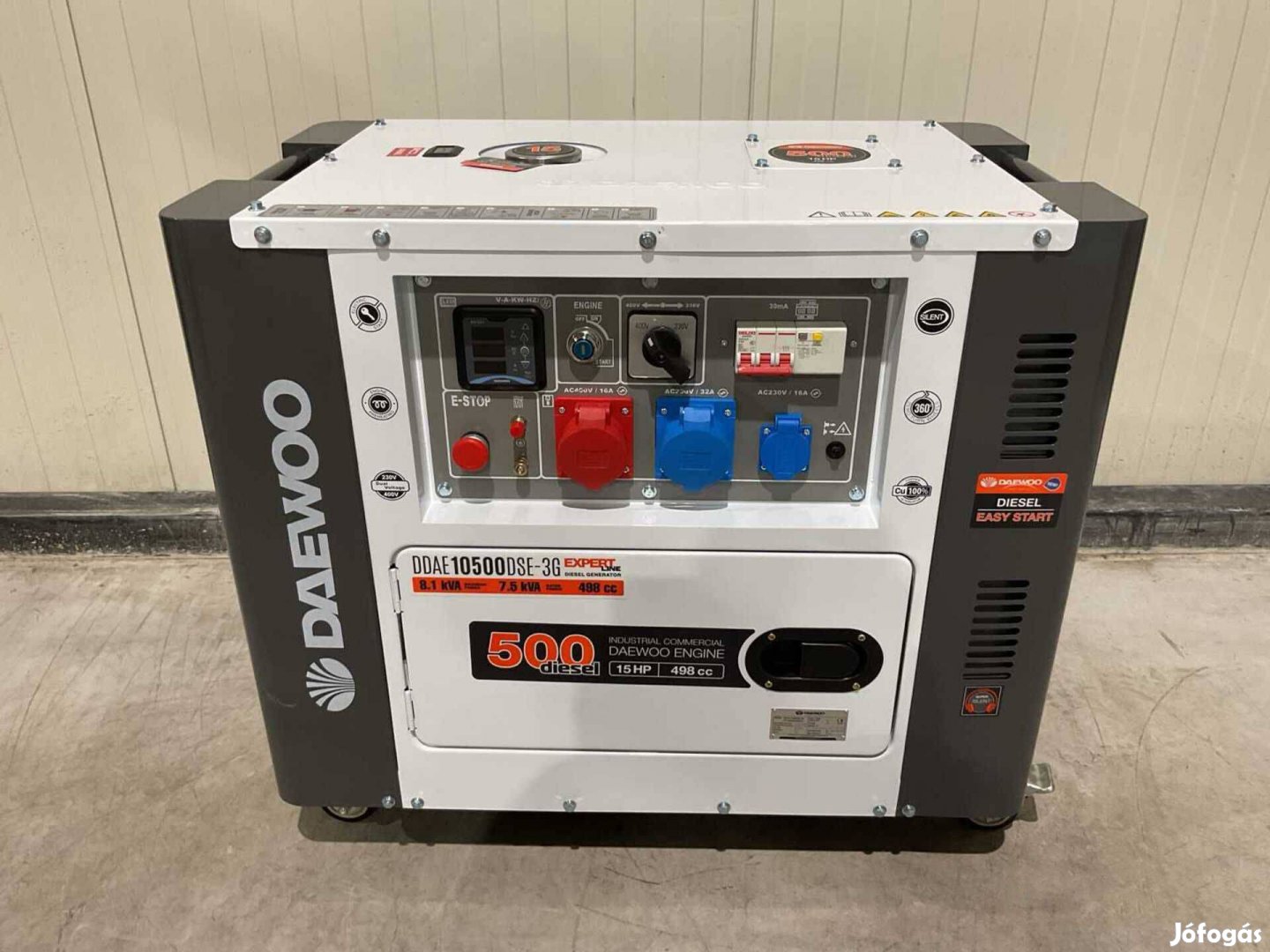 Új Daewoo Ddae10500DSE-3G generátor-aggregátor