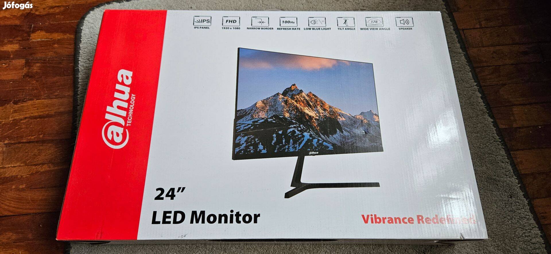 Új Dahua 24" IPS LED monitor 100HZ 2 év garanciával