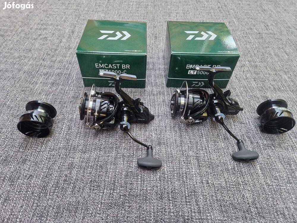 Új Daiwa Emcast BR LT 5000-C nyeletőfékes orsó (2 darab)