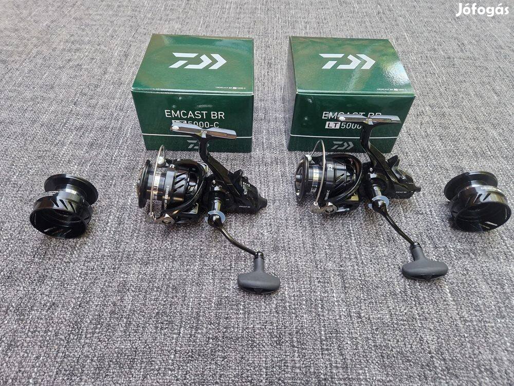 Új Daiwa Emcast BR LT 5000-C nyeletőfékes orsó (2 darab)