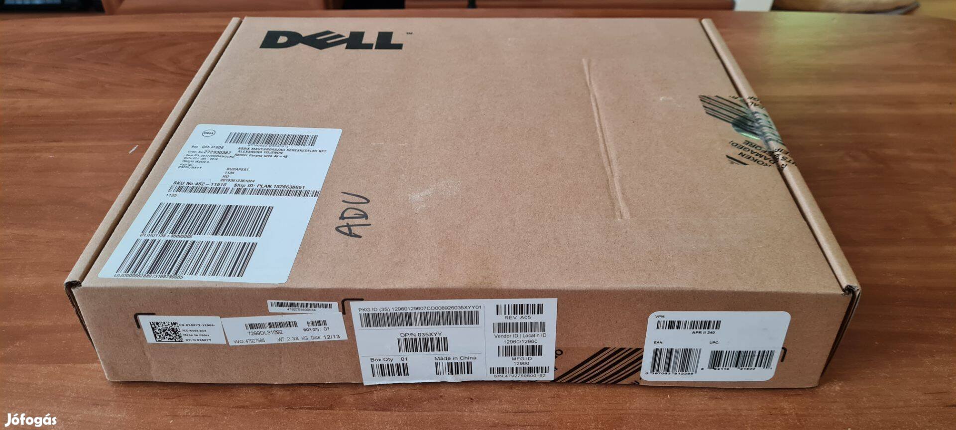 Új Dell PR02X E-Port Plus II dokkoló + 240W táp Dell LA240PM160