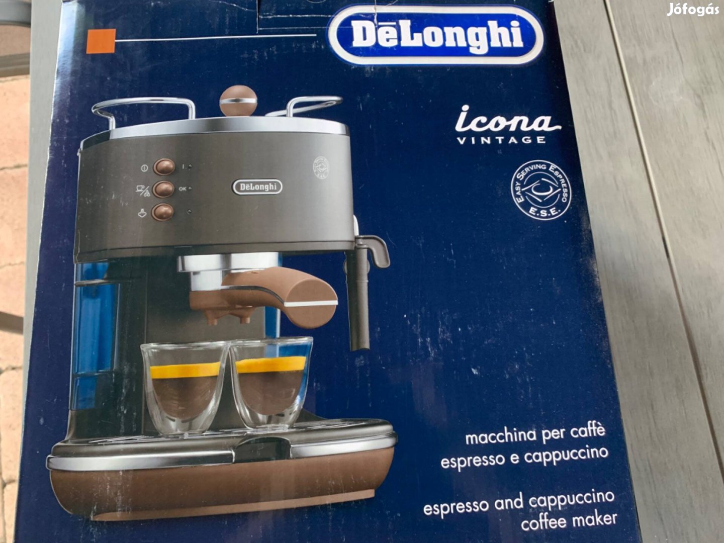 Új Delonghi Icona Vintage espresso kávéfőző