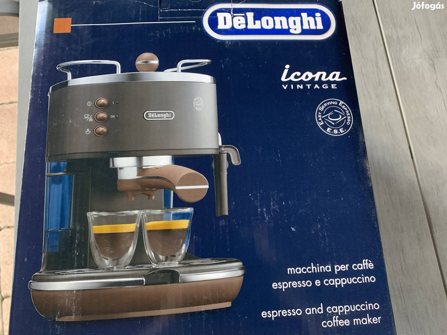 Új Delonghi Icona Vintage eszpresszó kávéfőző