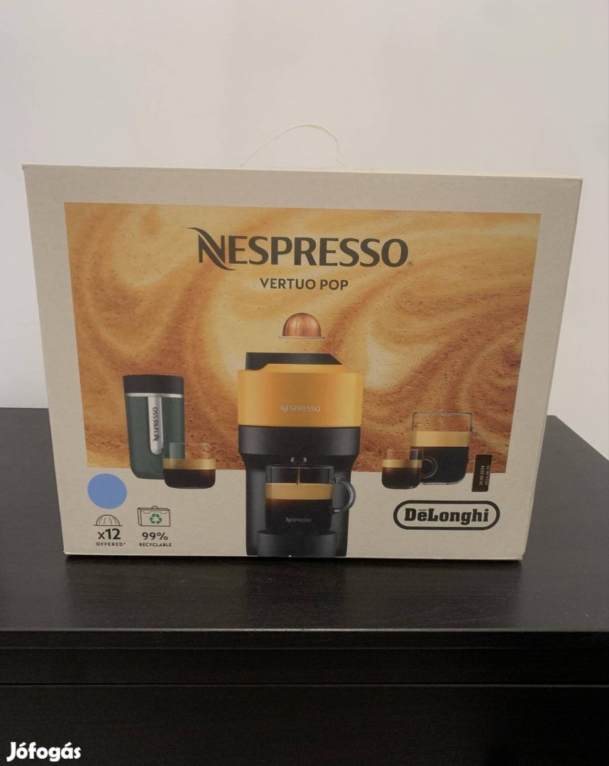 Új Delonghi nespresso vertuo pop kávégép kapszulás