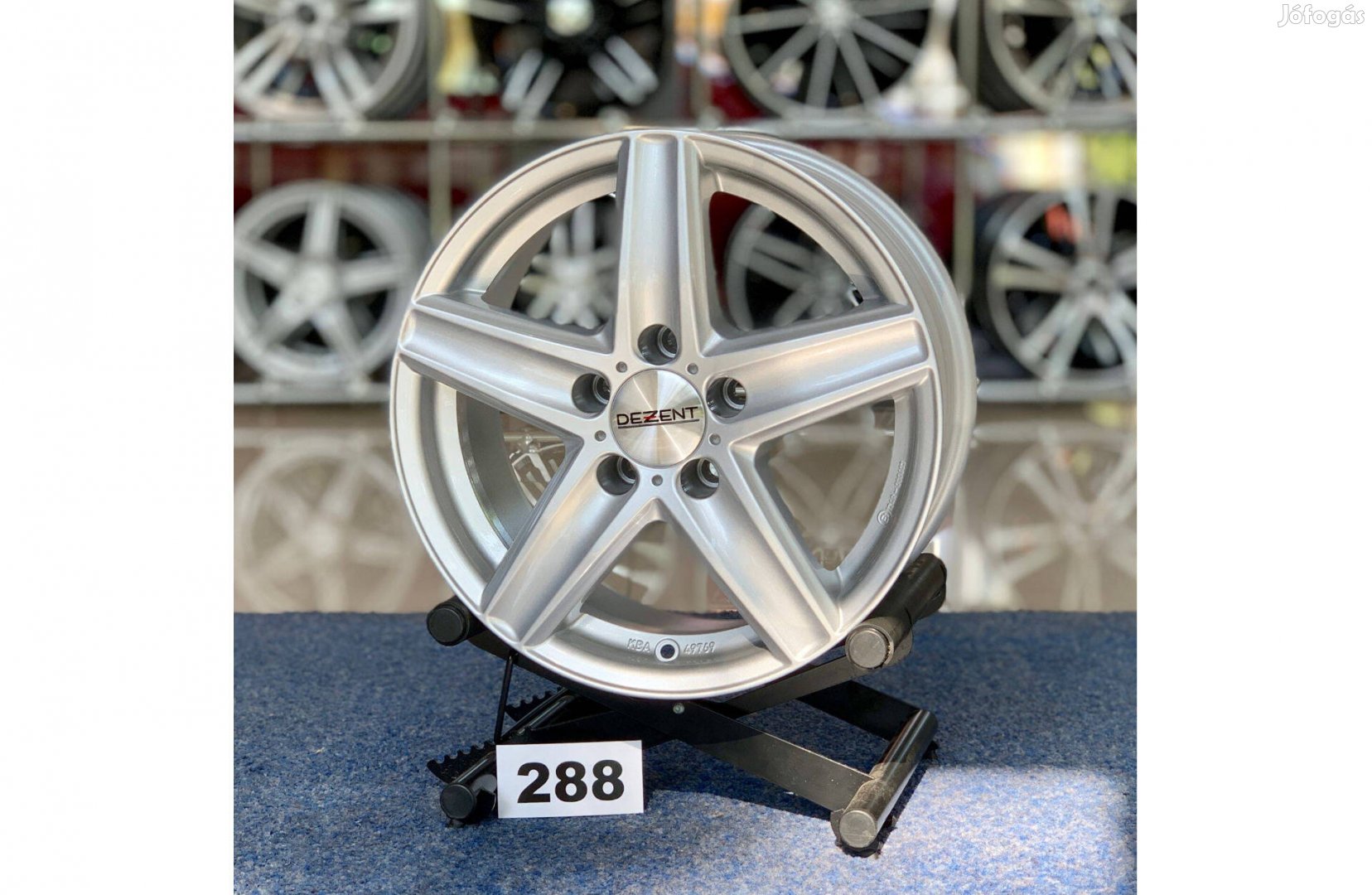 Új Dezent 16 -os felni, alufelni, 5x112, Mercedes (288)