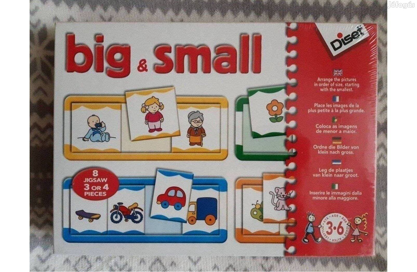 Új Diset Big & Small gyermekfejlesztő játék, puzzle 3-6 éves korig