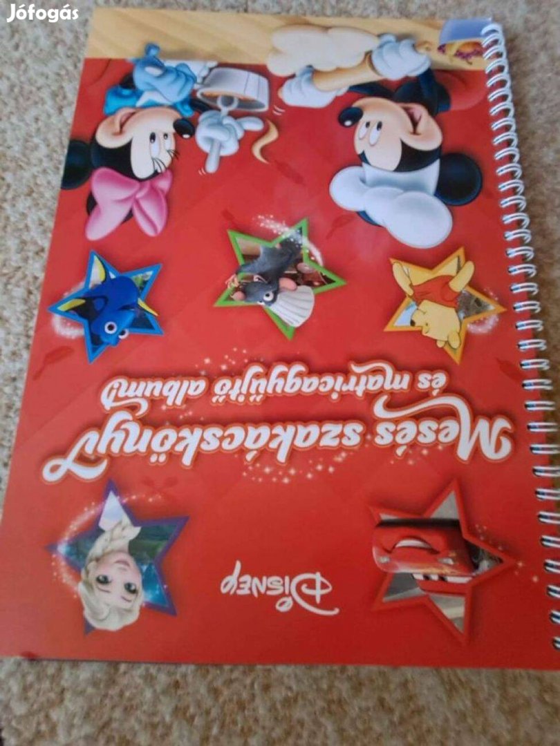 Új Disney Mesés Szakácskönyv és Matricagyűjtő album